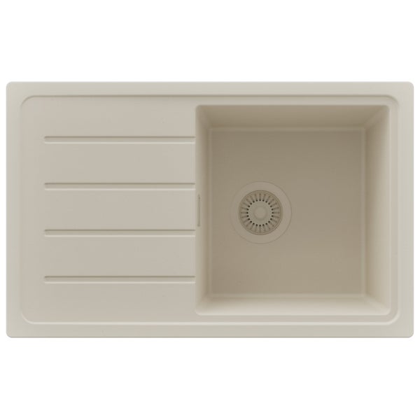 Spüle aus Granit mit Abtropffläche