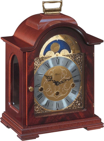 Hermle 22864-070340 Tischuhr Mahagoni 4/4 Westminster