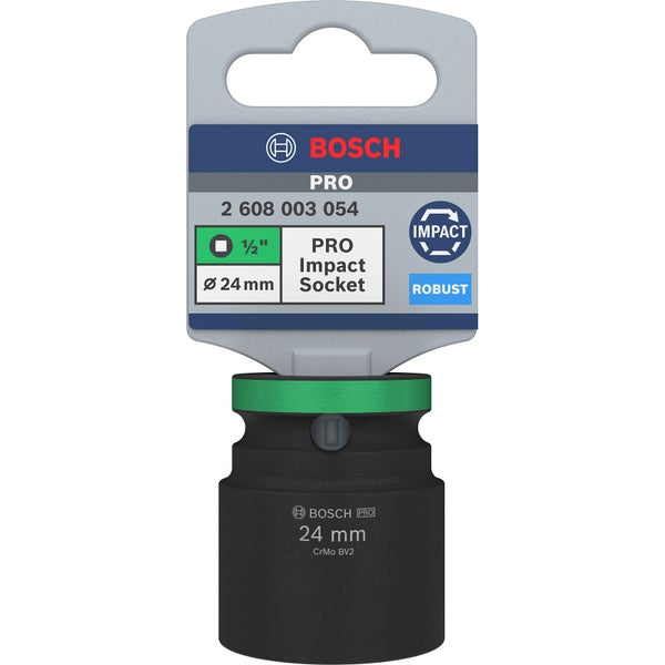 Bosch PRO Impact Socket 1/2 24 mm Standard - 2608003054