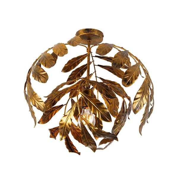 Vintage Deckenlampe Antik Gold 45 cm - Linde