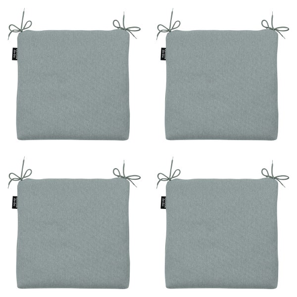 Sitzkissen Silver Canvas Eco+ - Ca. 40x40 cm - 4er-Set