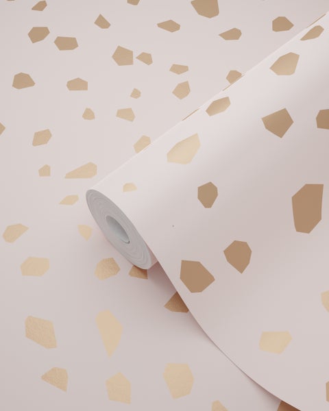 Tapetenrolle mit geometrischen Formen