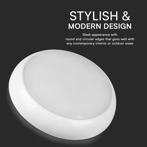 LED-Kuppelleuchten - Bulkhead Sensor+Notfall - 130lm/w - Samsung - IP65 - 20 Watt - 2600 Lumen - 3IN1