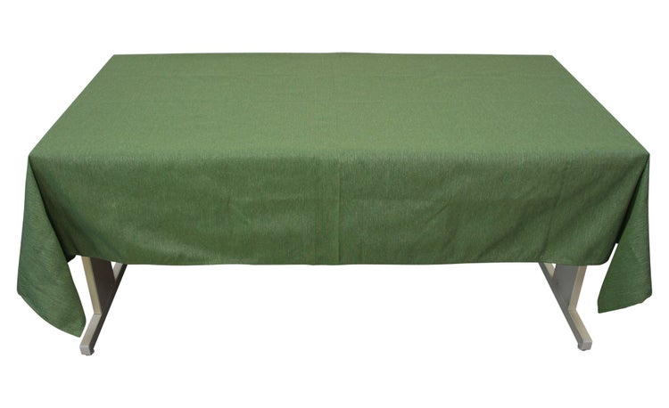 FRANK FLECHTWAREN | Tafeldecke Waldgrün, POLYESTER, BAUMWOLLE, 135 x 240 cm