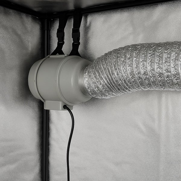 Aluflexrohr 450mm – 1 Meter flexibler Abluftschlauch für Growboxen, Klimageräte & mehr – Feuergeschützt, Robuste Aluminium-Innenbeschichtung, Extra Stabil & Langlebig