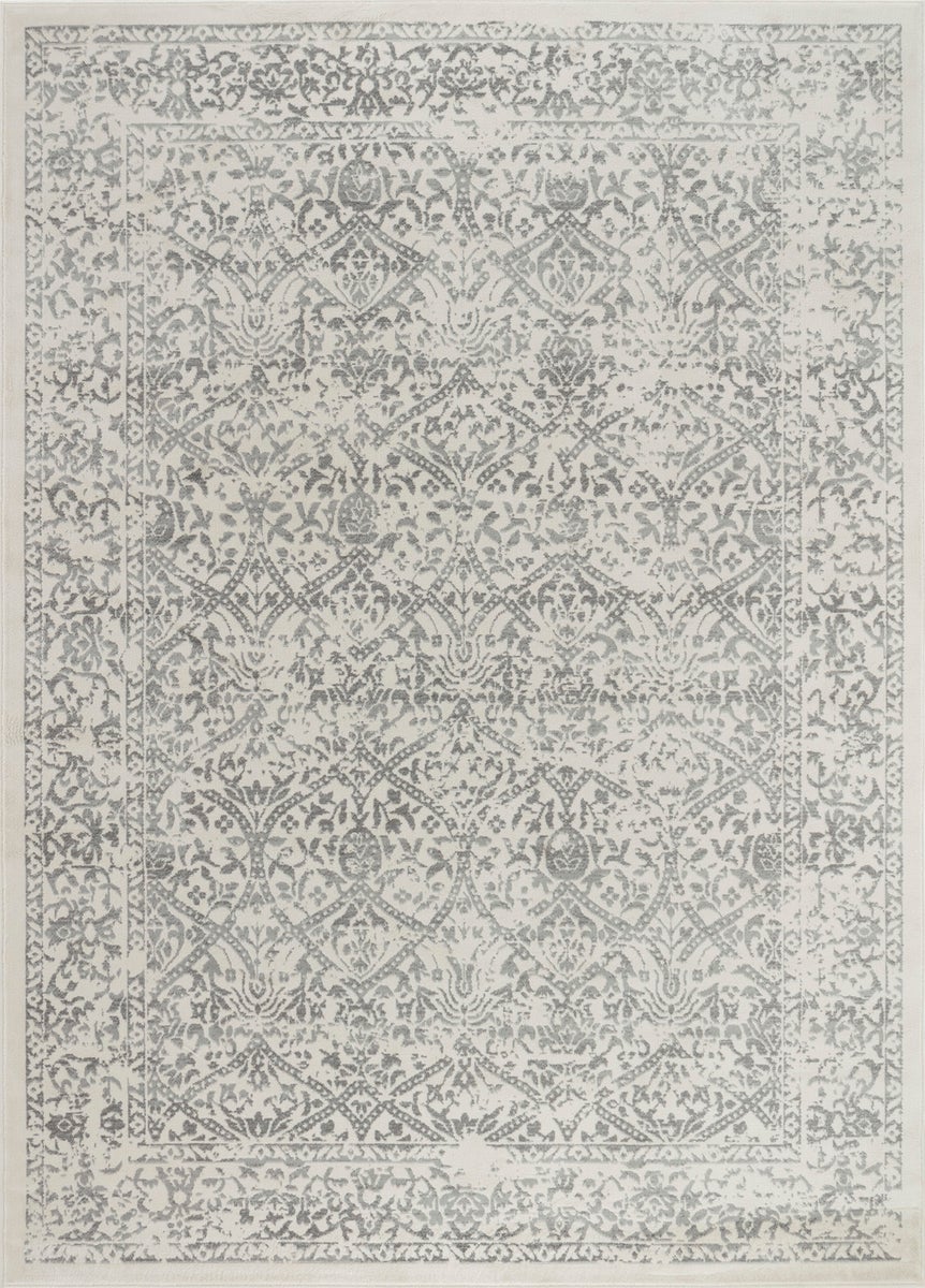 Vintage Orientalischer Teppich - Weiß/Grau - 120x170cm - MARGAUX