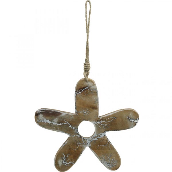 Dekorativer Fensterhänger in Blumenform mit Aufhängung