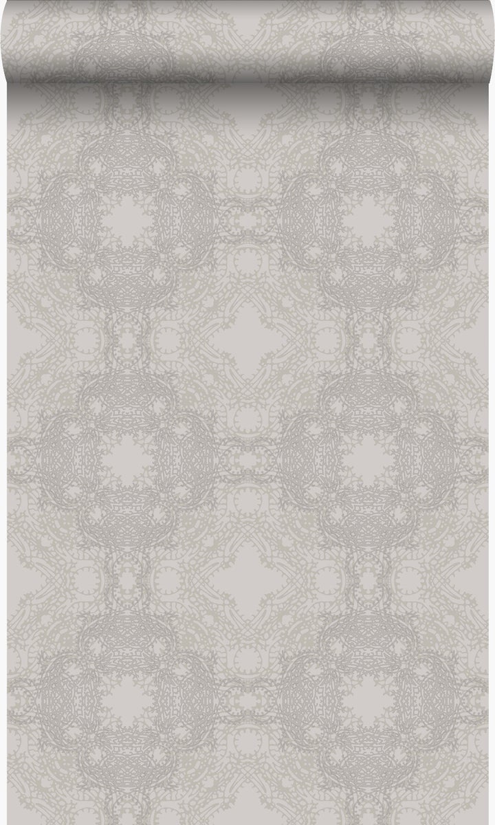 Origin Wallcoverings Tapete grafische Form Taupe - 53 cm x 10,05 m - 346220