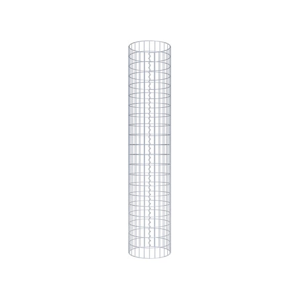 Gabionensäule Durchmesser 42 cm, MW 5 x 10 cm rund - Höhe: 2,10 m