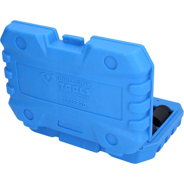 BRILLIANT TOOLS 1/2 Kraft-Stecknuss-Satz Sechskant 13tlg. kurz - BT022620