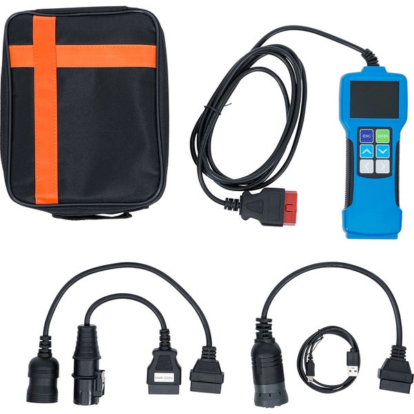 OBD-Diagnosegerät Set mit Tasche und verschiedenen Adaptern