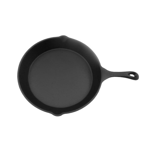 Gusseisenpfanne mit Griff und Aufhängeöse