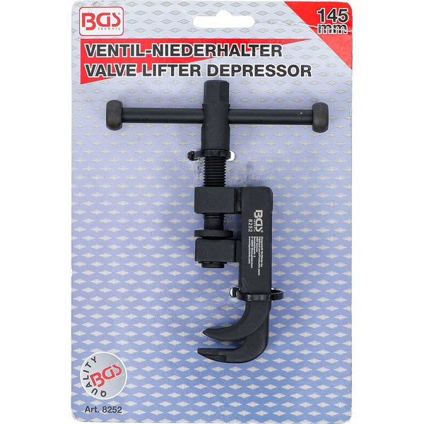 BGS Ventil Niederhalter mit einer Länge von 145 Millimeter