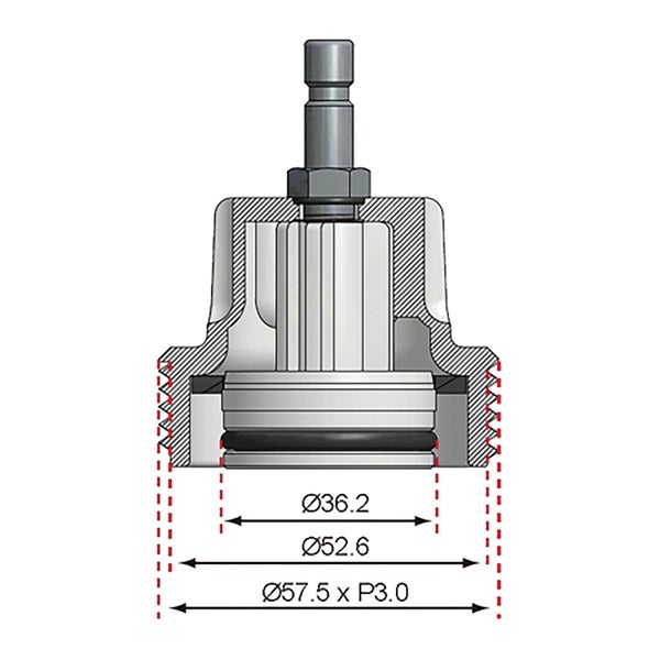 BGS Adapter Nr. 8 für Art. 8027 / 8098 für VW - 8027-8