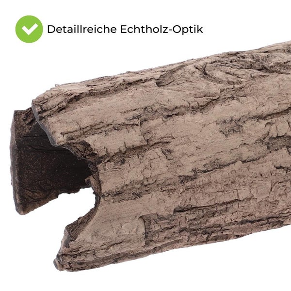 Aquarium Terrarium Deko Baumrinde Höhle Reptilien Schlange Baumstamm Ablaichröhre Fisch Ton Laichhöhle Versteckplatz