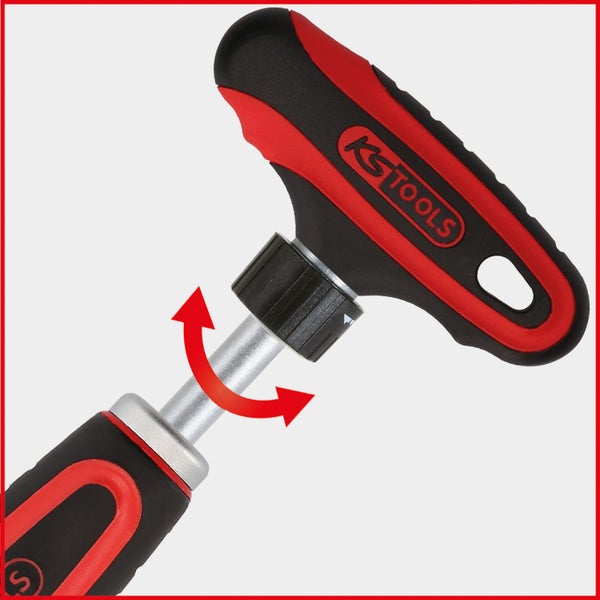 KS TOOLS ERGOTORQUEmax Schlagkappen-Schraubendreher-Satz 13tlg. - 151.1150