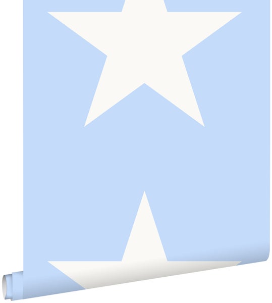 ESTAhome Tapete Sterne Hellblau - 53 cm x 10,05 m - 138707