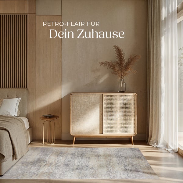 Vintage Designer Teppich tectake rutschfeste Unterfläche verschiedene Größen 160 x 230 cm