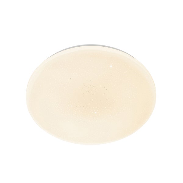 Runde Deckenleuchte mit Glitzeroptik