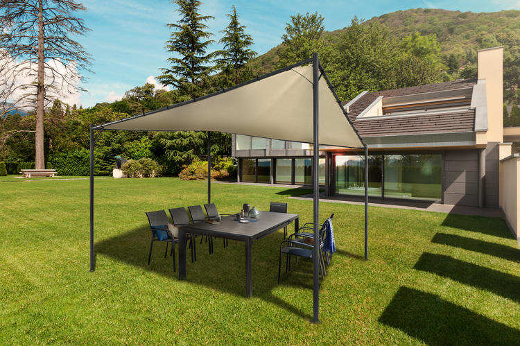 Pavillon Sonnensegel CALA 350S350 Beige