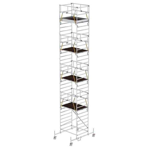 MUNK Rollgerüst SG mit Doppelplattform 1,35x1,80m Plattform 11,70m AH