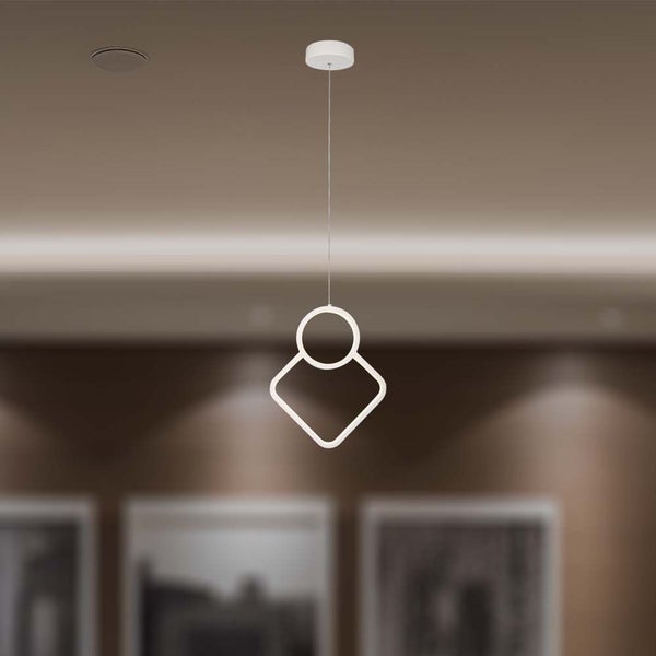 V-TAC VT-7917-W - Designer-Deckenleuchten - Designer-Hängelampen - IP20 - Weißes Gehäuse - 12 Watt