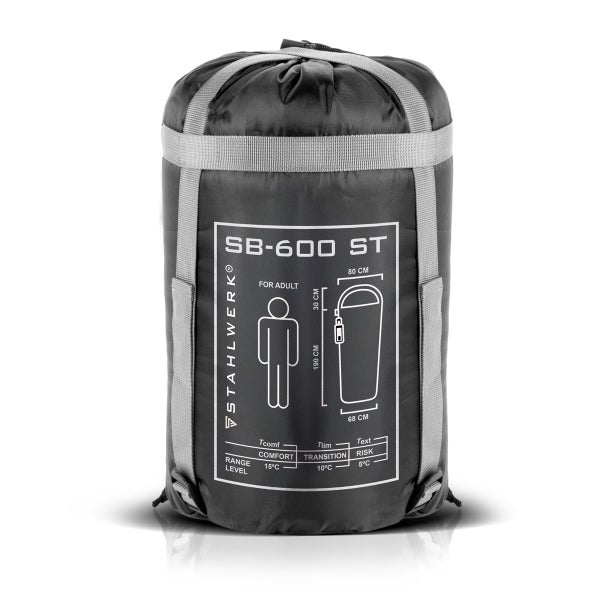 STAHLWERK SB-600 ST Schlafsack in Packsack