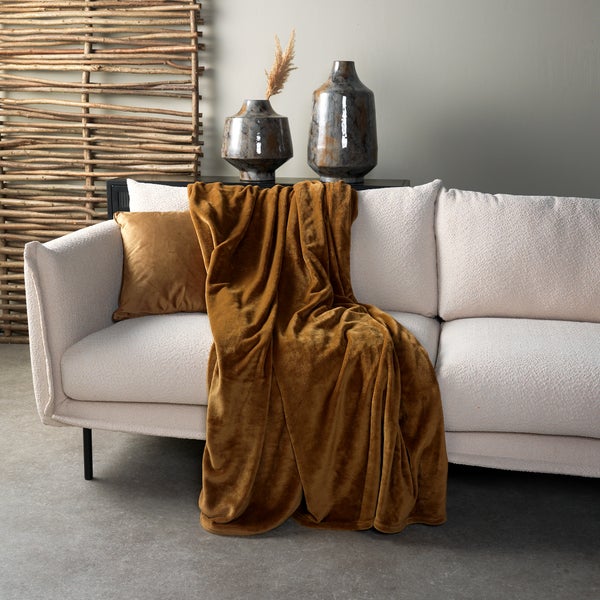 Wohndecke Charlie - Braun 200x220 cm
