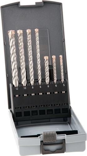 Bohrersatz für Steinbohrer in einer Aufbewahrungsbox