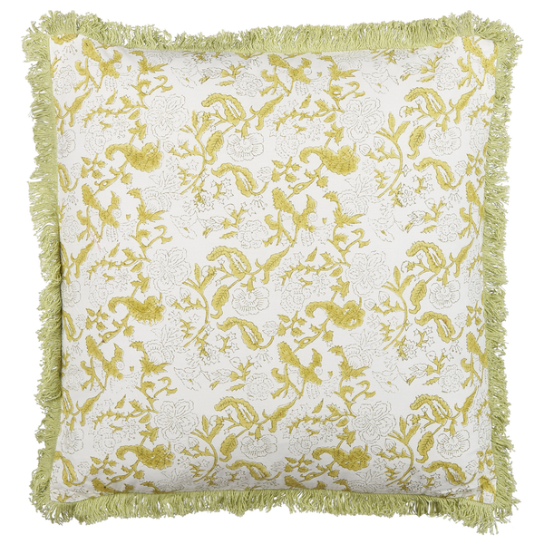 Dekokissen 2er Set FILIX Baumwolle 45 x 45 cm Grün Blumenmuster
