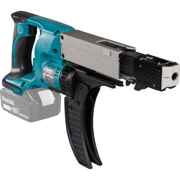 Makita DFR550 Akku-Magazinschrauber mit 18 Volt Akku