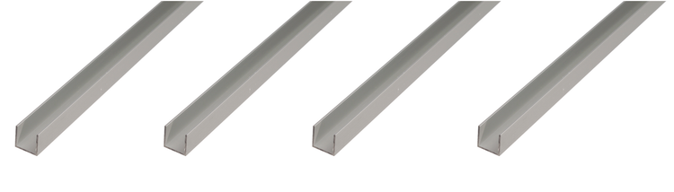 Rechteckiger Metallgriff