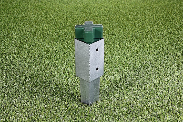 Einzelner verzinkter Einschlagbodenpfosten für den Gartenbau