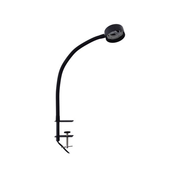 Klemmleuchte mit flexiblem Arm