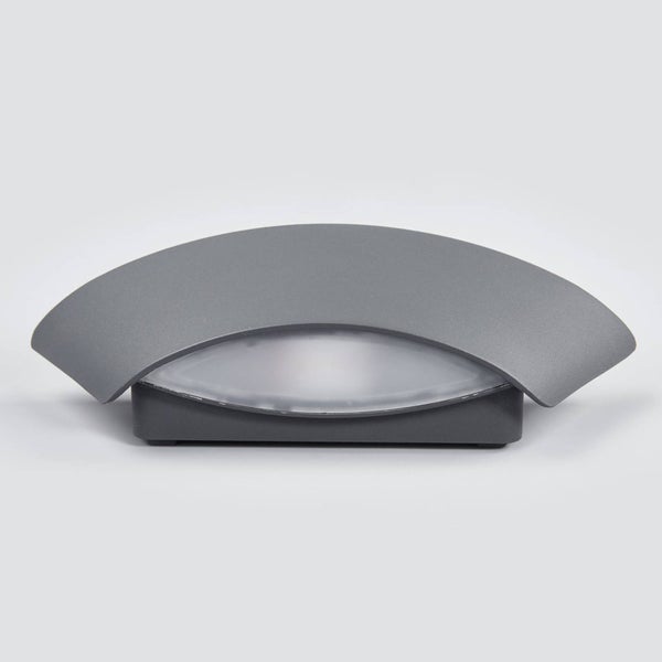 Lucande LED Wandleuchte außen Glen (Modern) in Schwarz aus Aluminium (1 flammig, ) - Außenwandleuchten Wandlampe Led Außenlampe Outdoor für Außenwand/Hauswand Haus Terrasse & Balkon