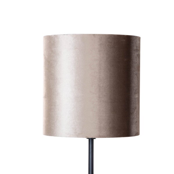 Stehleuchte mit zylindrischem Schirm