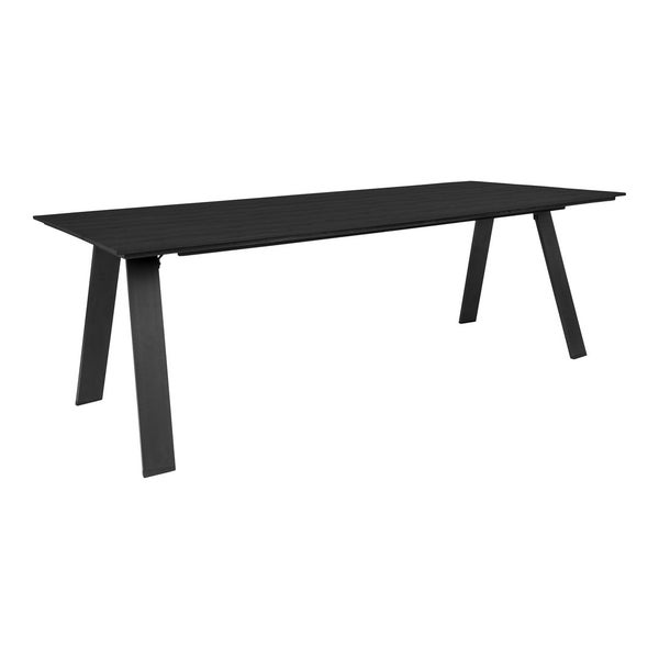 Toronto Gartentisch 100x220cm Nonwood schwarz. 100 X 220 X 74 cm