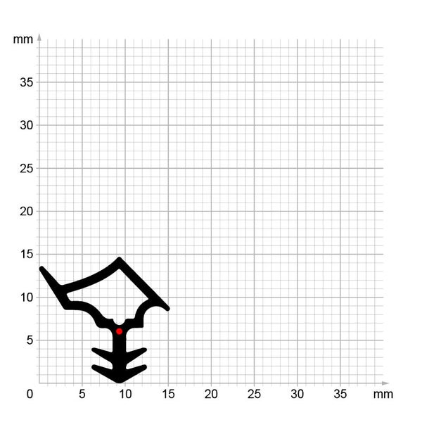 DIWARO. | Stahlzargendichtung SZ006 | grau | 5 Meter