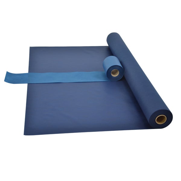 Sensalux Kombi-Set 1 Tischdeckenrolle 1m x 25m blau + Tischläufer 15cm ozeanblau