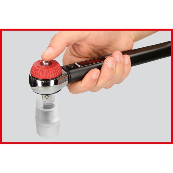 KS TOOLS 3/8 ERGOTORQUEprecision Ratschen-Drehmomentschlüssel Drehknopf 10 - 50 Nm - 516.1422