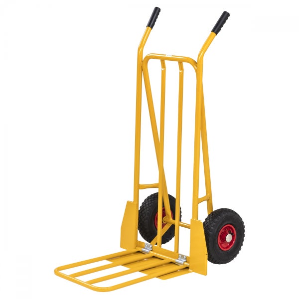 Sackkarre aus Stahl mit zwei Rädern und Griffen