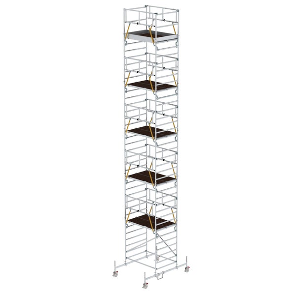 MUNK Rollgerüst SG mit Doppelplattform 1,35x1,80m Plattform 12,54m AH