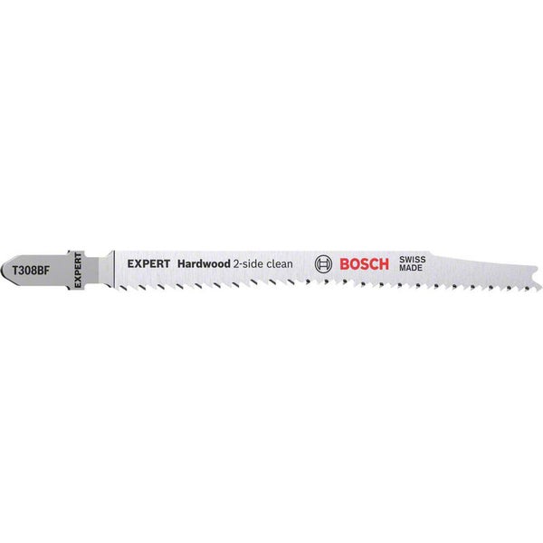 Bosch EXPERT Hardwood 2-side clean T308BF Stichsägeblatt, 2 Stück - 2608901713