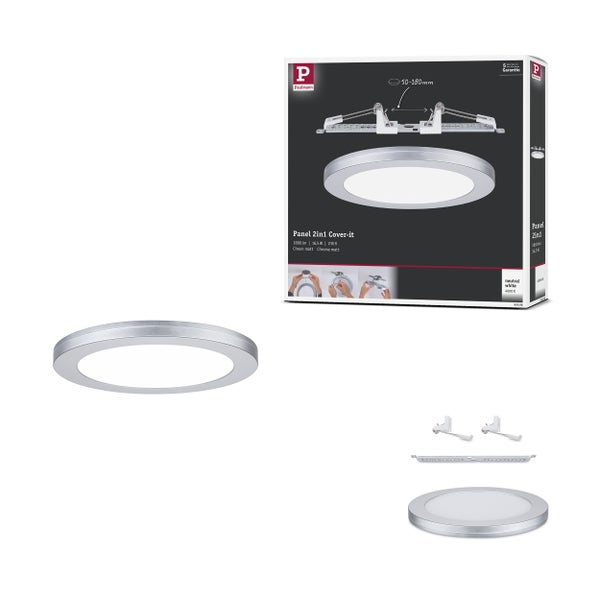 LED Wandleuchte mit 1875 Lumen und 15,5 Watt Leistung inklusive Maße und IP44 Spritzwasserschutz Zertifizierung.
