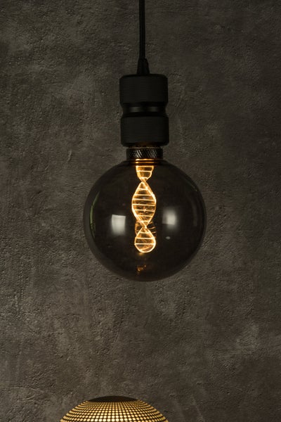 Glühbirne mit DNA-Glühfaden