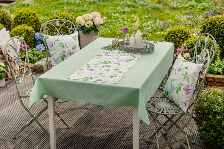 FRANK FLECHTWAREN | Tischdecke Mint, BAUMWOLLE, POLYESTER, 135 x 170 cm