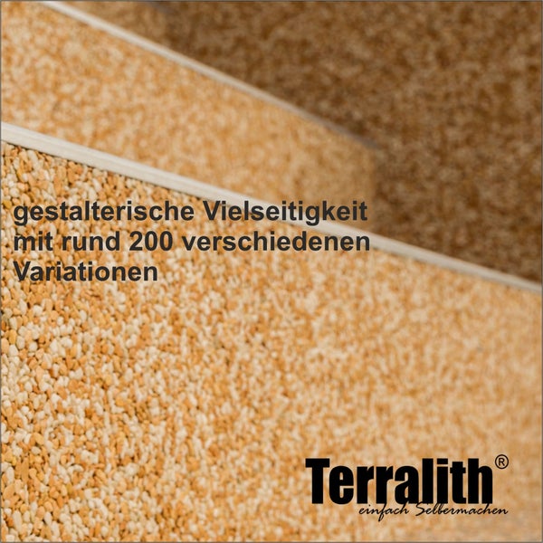 Terralith Glassteinteppich WAND -Vetro Nero / Bianco- für 1 qm