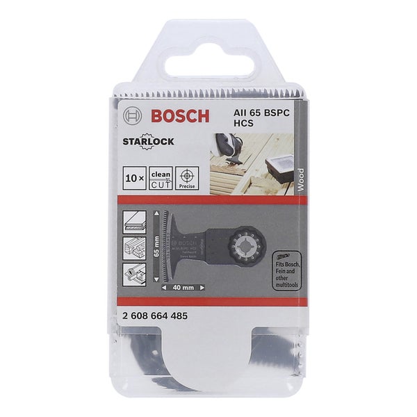 Bosch All 65 BSPC HCS Sägeblatt für Multitools im Blister