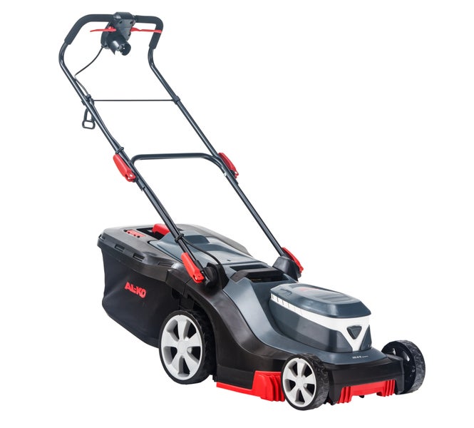 AL-KO Elektro-Rasenmäher 38.2 E Comfort mit Grasfangkorb und höhenverstellbarem Holm.