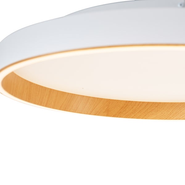 Deckenleuchte mit Holzdekor